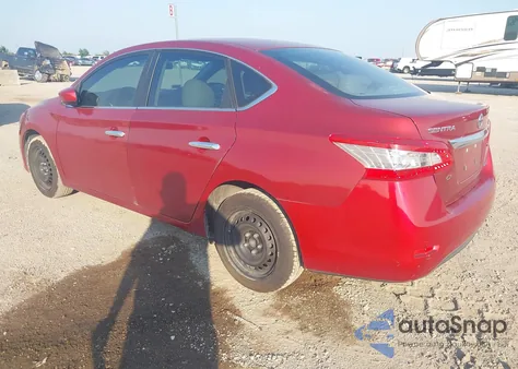 2014 Nissan Sentra Sv from USA, damaged, VIN 3N1AB7AP6EY254850